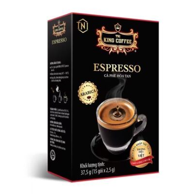 King coffee Espresso instant - Box 15 sticks x 2.5gr  (E/V)